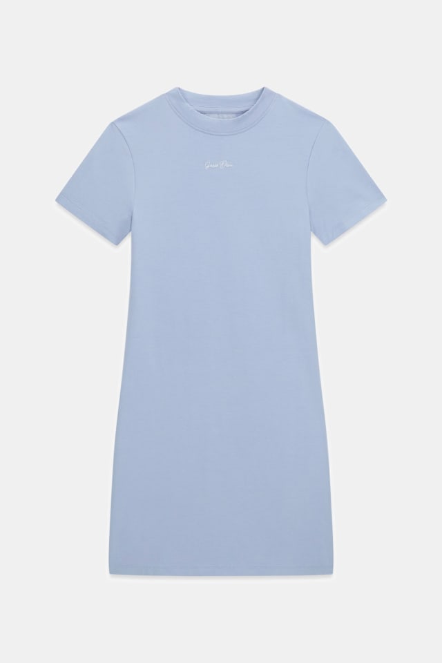 Mini logo bordado dress