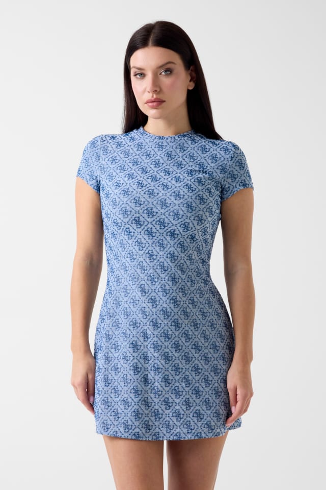 4G logo mini dress