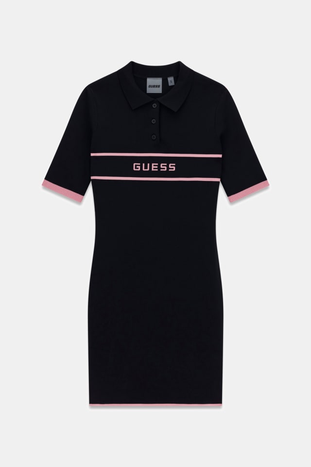 Suéter mini polo dress