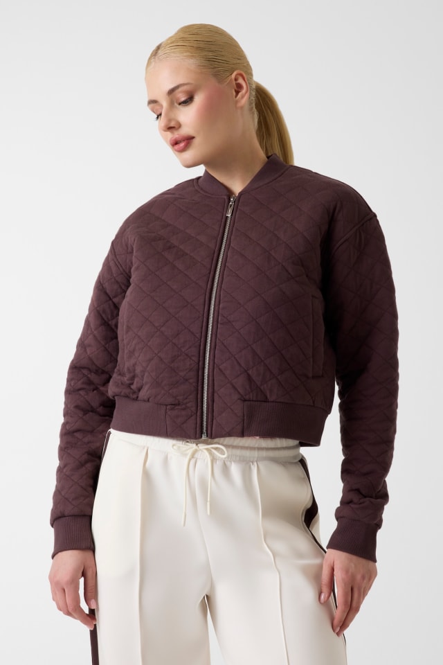Chaqueta bomber acolchada