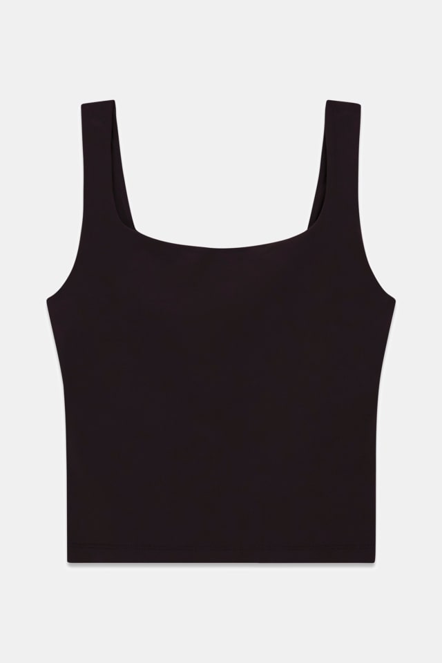 Camiseta sin mangas de mezcla de nailon
