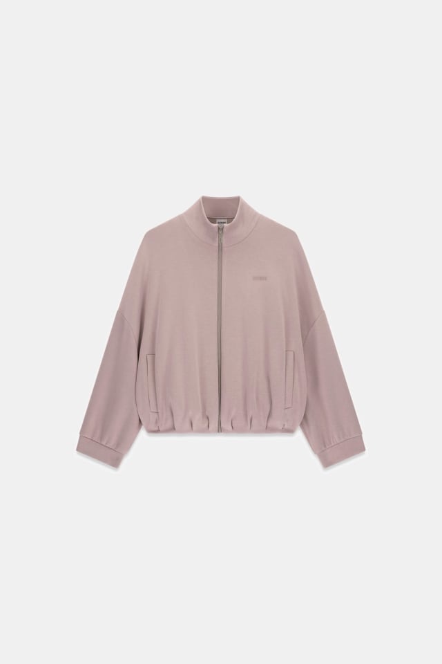 Sweatshirt com zíper completo