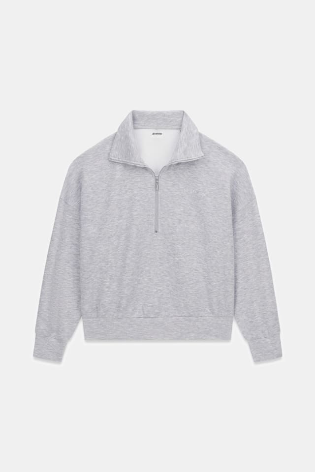 Sweatshirt com meio zíper