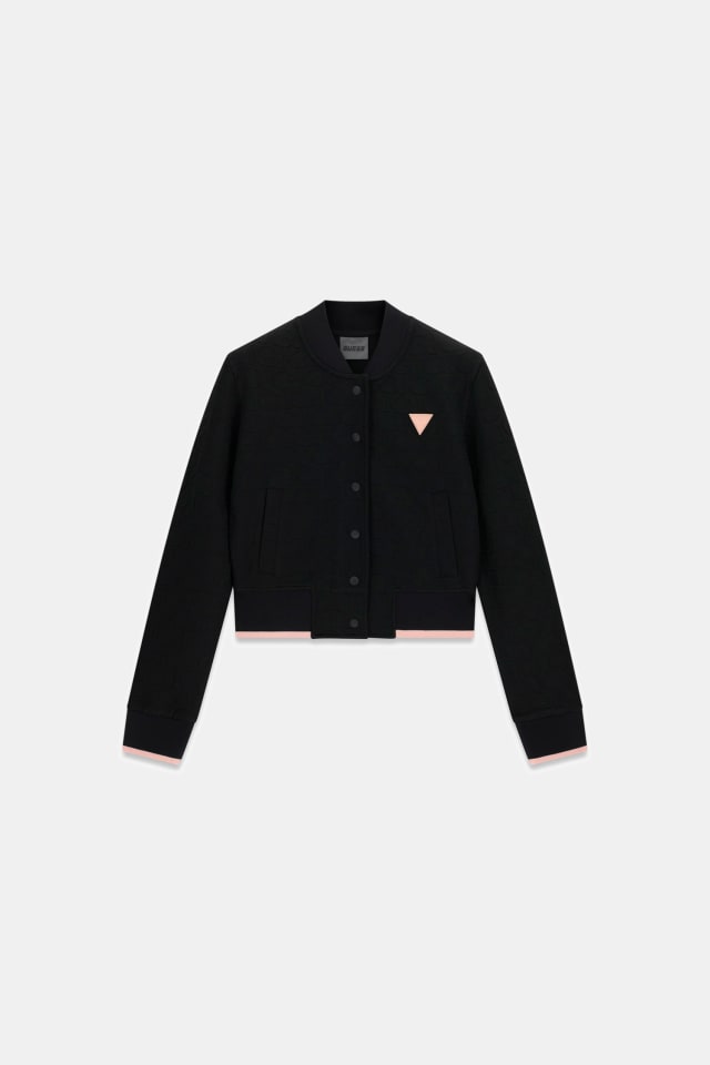 Chaqueta bomber con logo