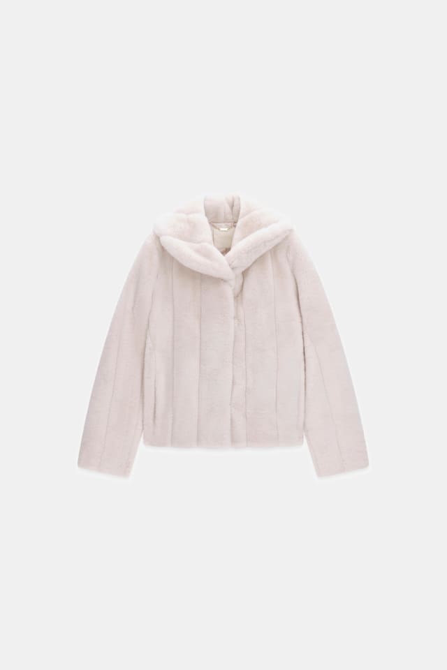 Chaqueta peluche sintético