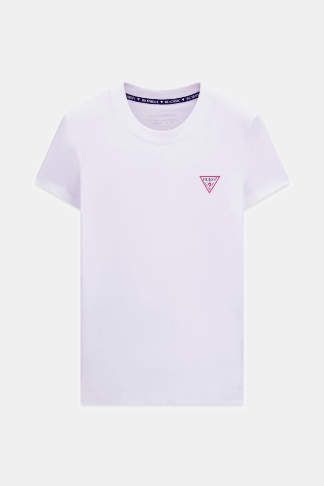 Camiseta triángulo logotipo