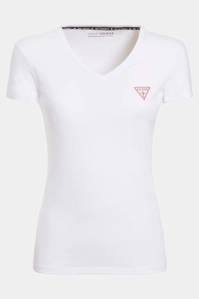 Camiseta triángulo logotipo