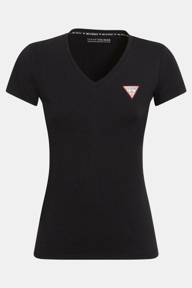 Camiseta triángulo logotipo