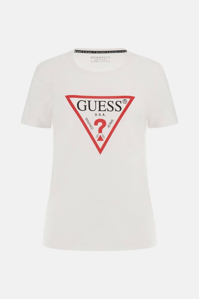 Camiseta con logo de triángulo