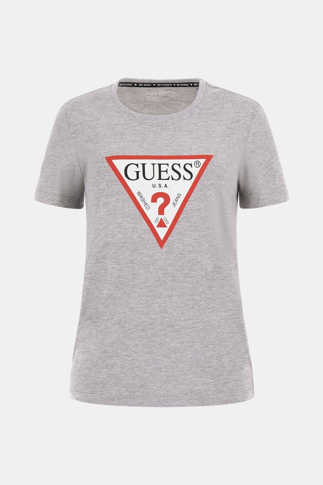 Camiseta con logo de triángulo