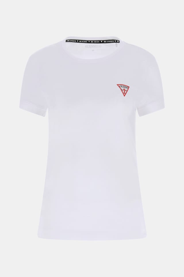 Camiseta elástica con logo triángulo