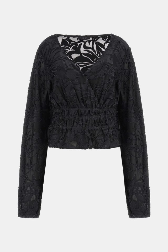 Top com estampado floral