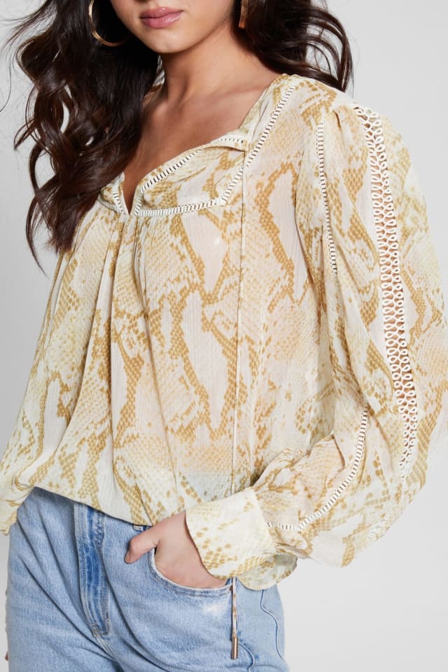 All over print blouse