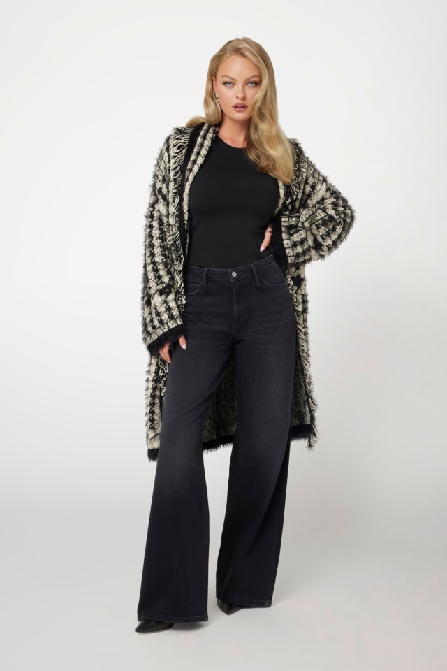 GUESS® Bellflower wide leg jean Kadın