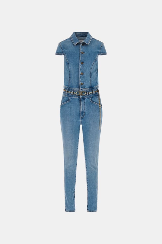 Macacão de ganga skinny fit