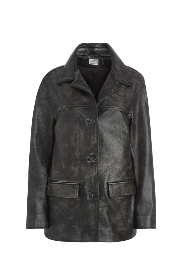 Chaqueta de piel auténtica