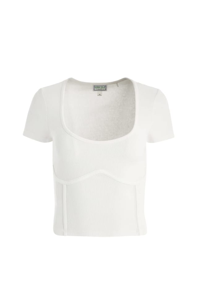 Top de algodón elástico