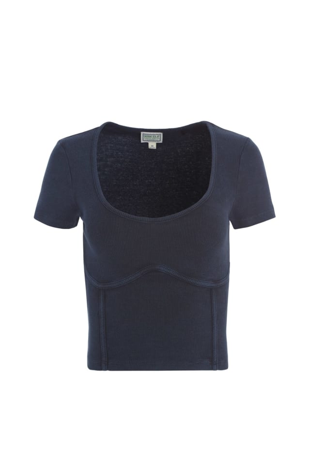 Top de algodón elástico
