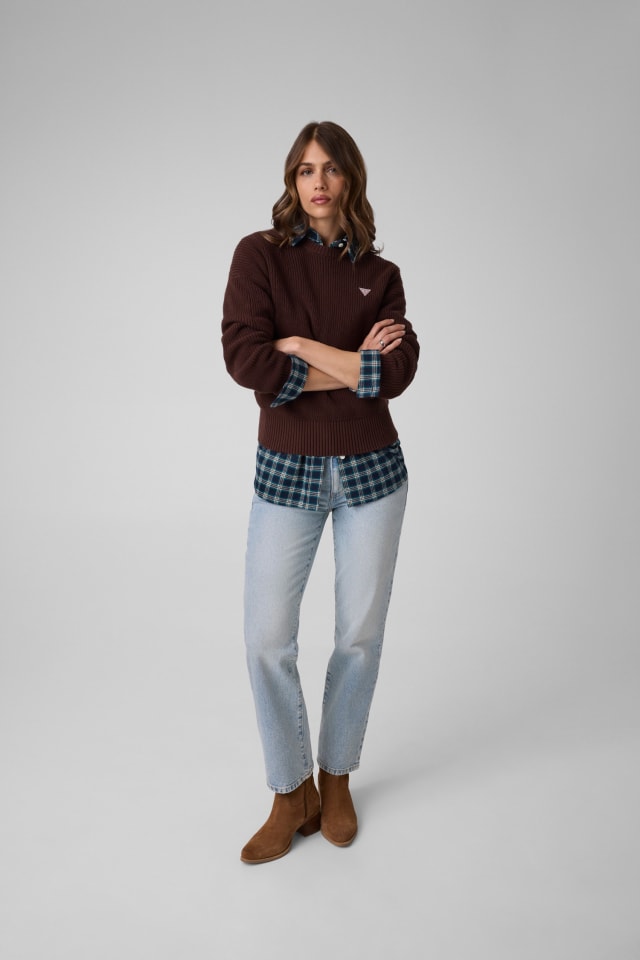 Pullover mit Dreieckslogo