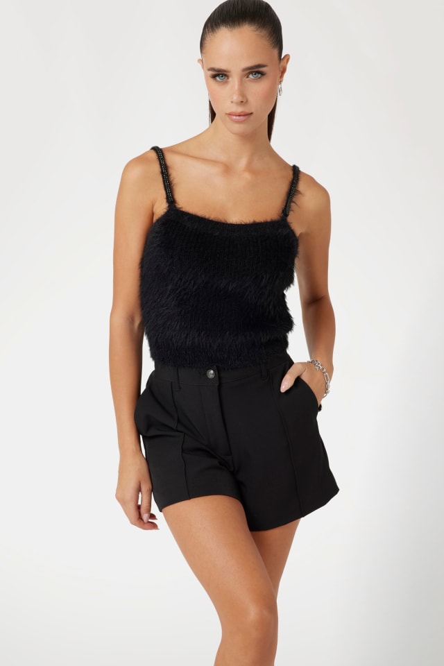 Top aus Flauschgarn