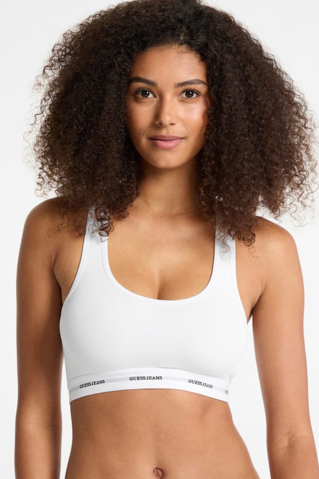 Bralette con bandas con logotipo