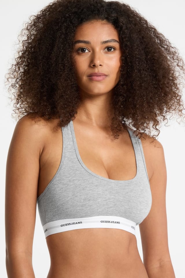 Bralette con bandas con logotipo