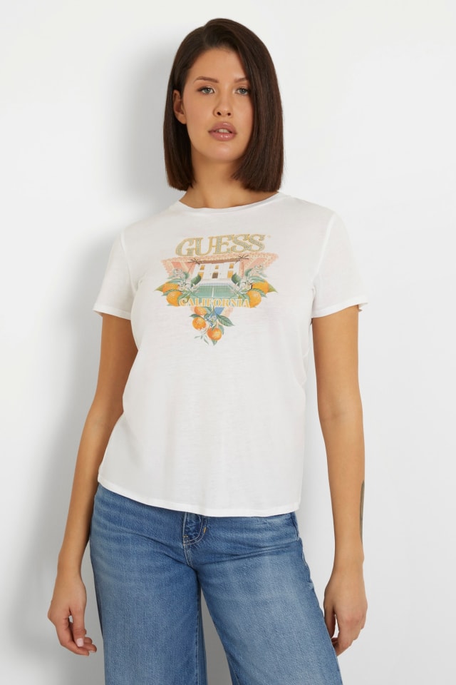Camiseta con estampado frontal