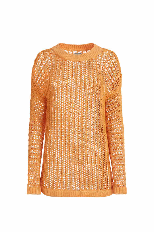 Offen gestrickter Pullover