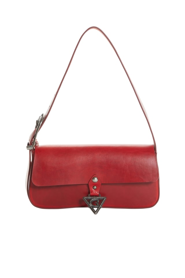 Genuine leather shoulder bag