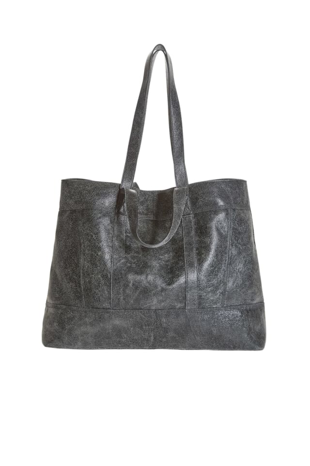 Shopper de piel auténtica