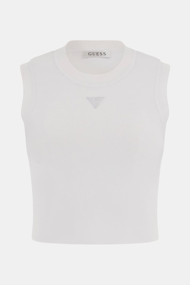T-shirt de alças com triângulo pequeno