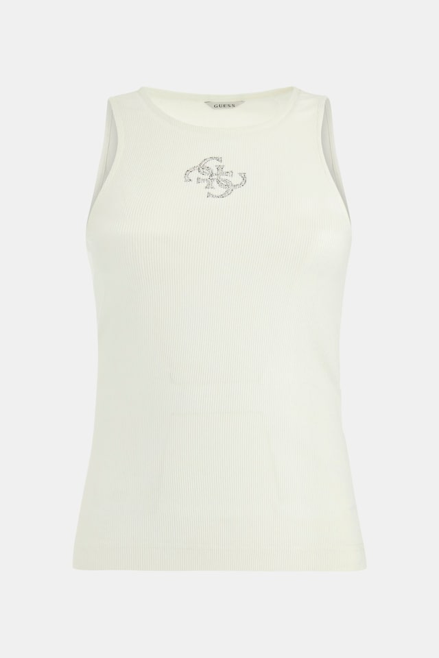 Camiseta de tirantes con logo frontal