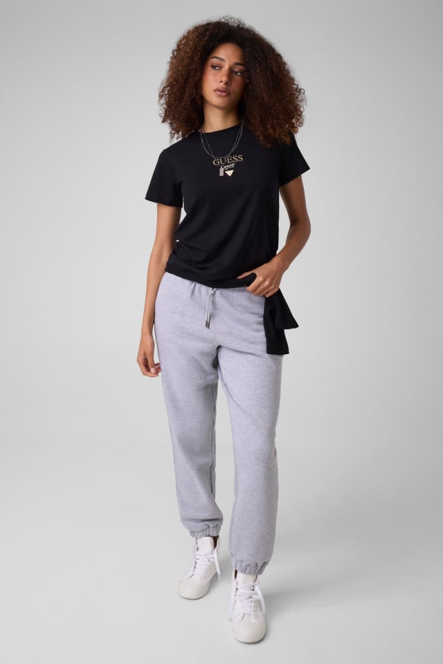 Pantalone jogger con mini logo