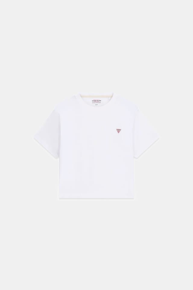 T-shirt mini boxy com triângulo