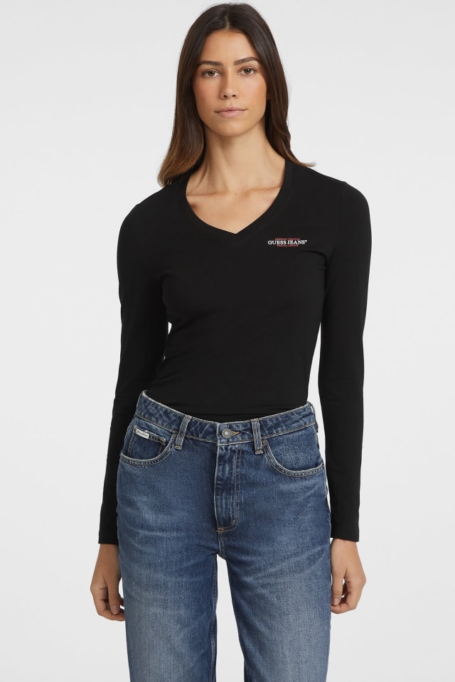 Camiseta de manga larga American Tradition slim
