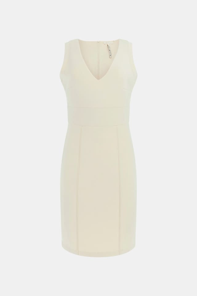 Vestido mini cintado scuba
