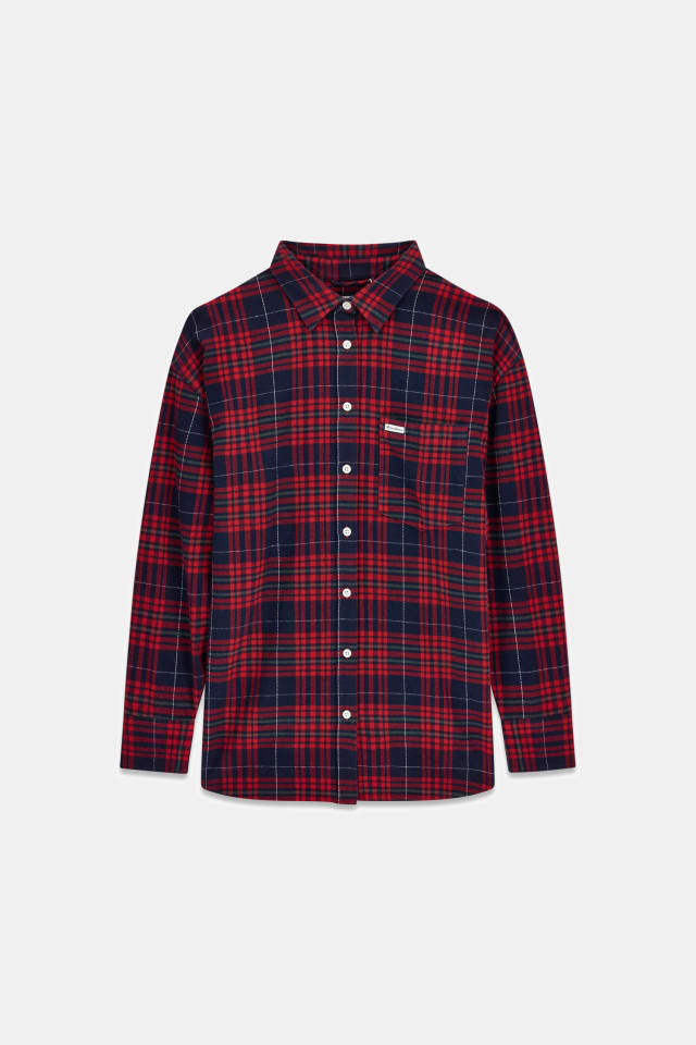 Camisa oversize de franela