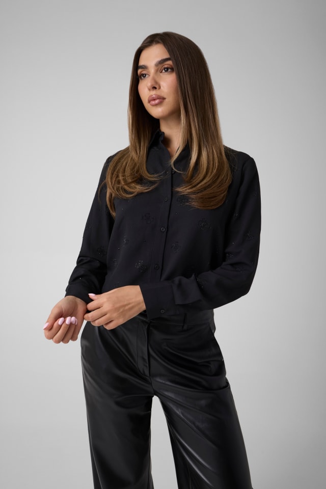 Camicia con logo 4G
