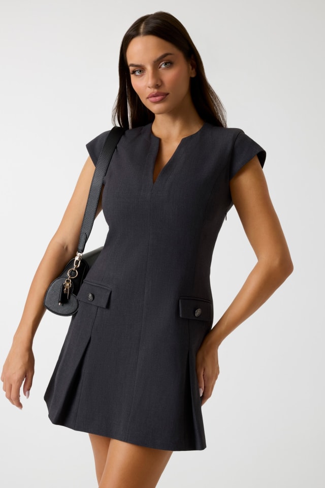 Mini robe patineuse flanelle