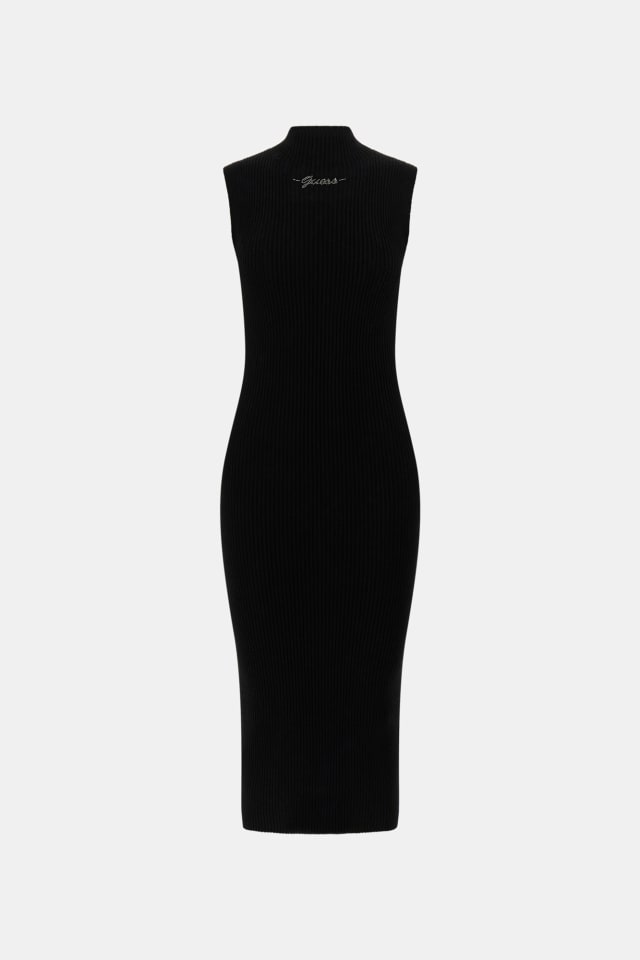 Vestito bodycon in misto cashmere