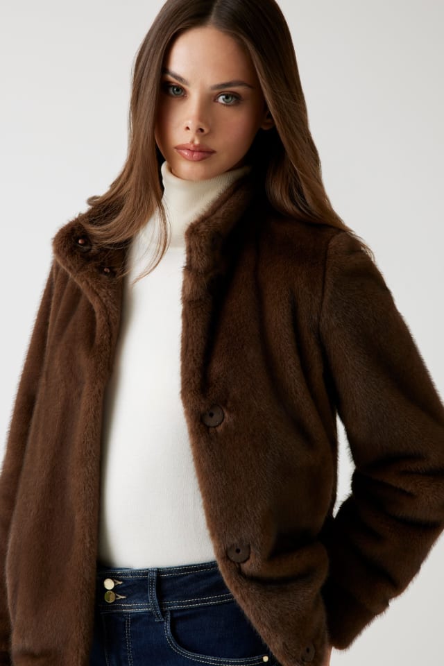 GUESS® Faux-fur jacket Women