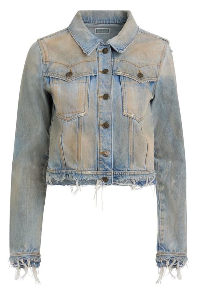 Cazadora vaquera modelo trucker