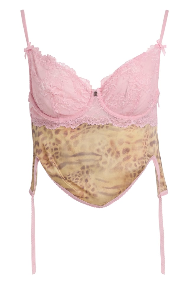 Corpete cropped de viscose