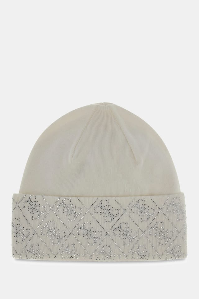 Gorro com logo e strass