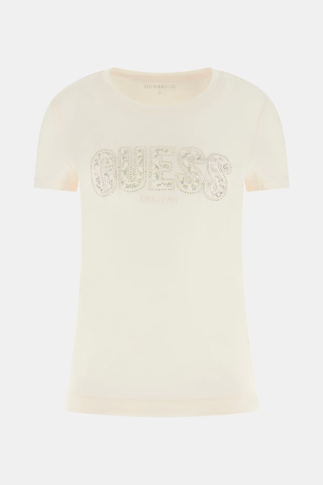 Camiseta con logotipo corte slim