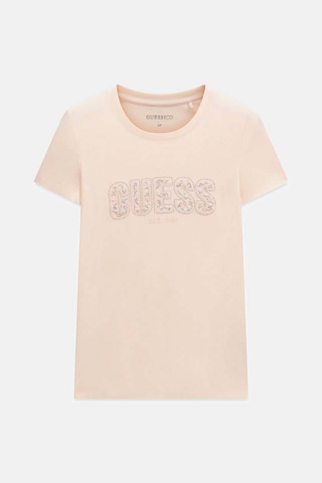 Camiseta con logotipo corte slim