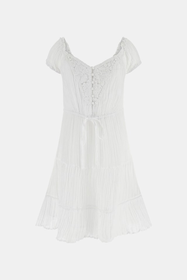 Vestido de gaze linha A