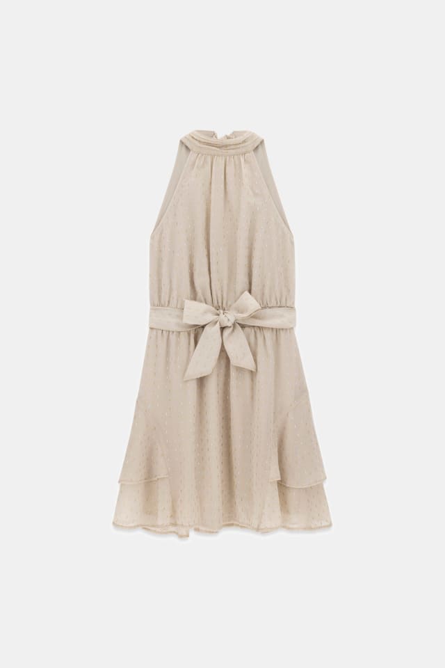 Fit-and-flare mini dress