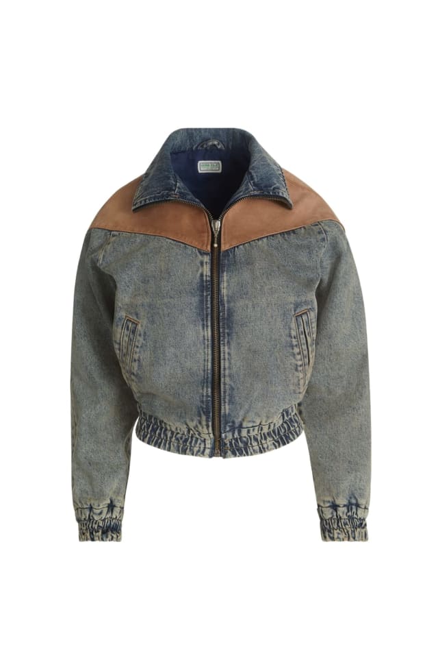 Denim bomberjack