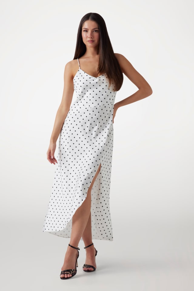 Polka dot slip dress Women | GUESS Past Collections